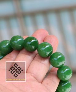 Chuỗi Hạt Vòng Tay Ngọc Bích - Nephrite Jade (VVIP) (VT001) 12 Chuỗi Hạt Vòng Tay Ngọc Bích Nephrite Jade siêu VVIP - 16