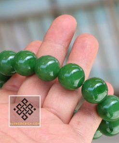 Chuỗi Hạt Vòng Tay Ngọc Bích - Nephrite Jade (VVIP) (VT001) 13 Chuỗi Hạt Vòng Tay Ngọc Bích (VIP)