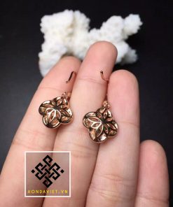 Bông Tai Ngọc Bích 4 Hạt (BT009) 18 Bông Tai Ngọc Bích 4 Hạt (BT009) - 2