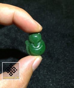 Mặt Dây Hồ Ly Đá Ngọc Bích (MD013) - 2