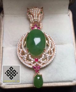 Mặt Dây Chuyền Vàng Ngọc Bích (MD018) - 2