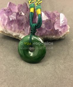Mặt Dây Chuyền Đồng Điếu Ngọc Bích (MD008) 16 Mặt Dây Đồng Điếu Ngọc Bích Nephrite Jade (MD008)