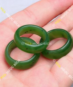Nhẫn Tròn Trơn Đá Ngọc Bích (NN003) 16 Nhẫn Tròn Trơn Đá Ngọc Bích (NN003) - 3