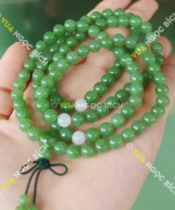 Chuỗi Hạt Vòng Ngọc Bích Nephrite Jade 6mm (VT008) 16 Chuỗi Hạt Vòng Ngọc Bích Nephrite Jade 6mm (VT008)