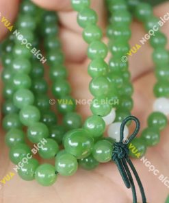 Chuỗi Hạt Vòng Ngọc Bích Nephrite Jade 6mm (VT008) 15 Chuỗi Hạt Vòng Ngọc Bích Nephrite Jade 6mm (VT008)
