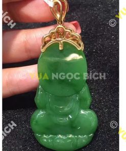 Mặt Dây Phật Quán Thế Âm Bồ Tát Ngọc Bích Nephrite Jade (MD031) 17 Mặt Dây Phật Quán Thế Âm Bồ Tát Ngọc Bích Nephrite Jade (MD031)