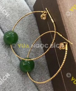Bông Tai Ngọc Bích Nephrite Jade (BT022)