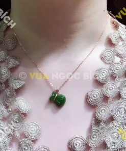 Mặt Dây Bao Tiền Ngọc Bích Nephrite Jade (MD034)