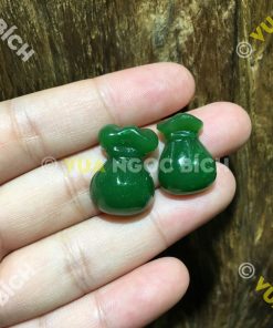Mặt Dây Bao Tiền Ngọc Bích Nephrite Jade (MD034)