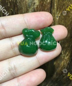 Mặt Dây Bao Tiền Ngọc Bích Nephrite Jade (MD034)