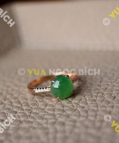Nhẫn Ngọc Bích Nephrite Jade (NN005) 18 Nhẫn Ngọc Bích Nephrite Jade (NN005)