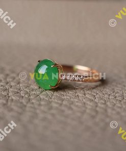Nhẫn Ngọc Bích Nephrite Jade (NN005) 17 Nhẫn Ngọc Bích Nephrite Jade (NN005)