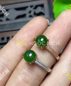 Nhẫn Ngọc Bích Nephrite Jade (NN005) 16 Nhẫn Ngọc Bích Nephrite Jade (NN005)