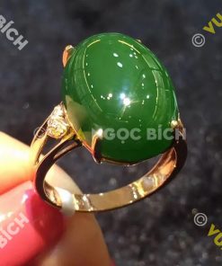 Nhẫn Ngọc Bích Nephrite Jade (NN007)