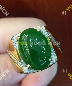 Nhẫn Ngọc Bích Nephrite Jade (NN008) 15 Nhẫn Ngọc Bích Nephrite Jade (NN008)