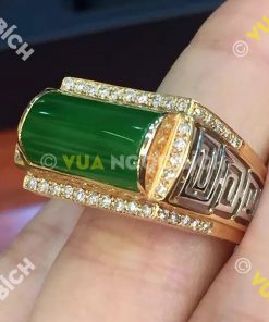 Nhẫn Ngọc Bích Nephrite Jade (NN011) 18 Nhẫn Ngọc Bích Nephrite Jade (NN011)