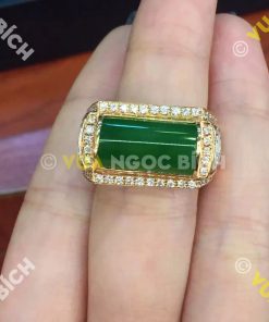 Nhẫn Ngọc Bích Nephrite Jade (NN011) 15 Nhẫn Ngọc Bích Nephrite Jade (NN011)