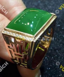 Nhẫn Ngọc Bích Nephrite Jade (NN012) 16 Nhẫn Ngọc Bích Nephrite Jade (NN012)