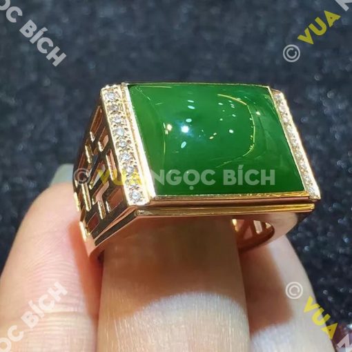 Nhẫn Ngọc Bích Nephrite Jade (NN012)