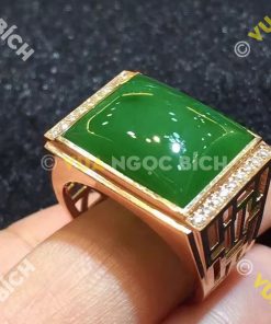 Nhẫn Ngọc Bích Nephrite Jade (NN012)