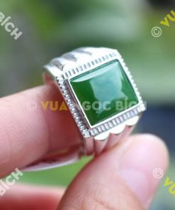 Nhẫn Ngọc Bích Nephrite Jade (NN014) 13 Nhẫn Ngọc Bích Nephrite Jade (NN014)