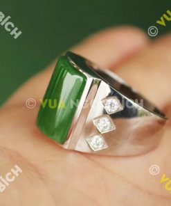 Nhẫn Ngọc Bích Nephrite Jade (NN015) 15 Nhẫn Ngọc Bích Nephrite Jade (NN015)