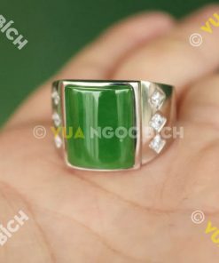 Nhẫn Ngọc Bích Nephrite Jade (NN015) 14 Nhẫn Ngọc Bích Nephrite Jade (NN015)