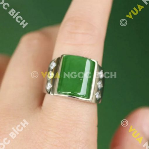 Nhẫn Ngọc Bích Nephrite Jade (NN015)