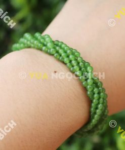 Chuỗi Hạt Vòng Ngọc Bích Nephrite Jade 5mm (VT017)