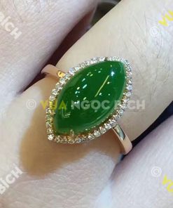 Nhẫn Ngọc Bích Nephrite Jade (NN016) 17 Nhẫn Ngọc Bích Nephrite Jade (NN016)