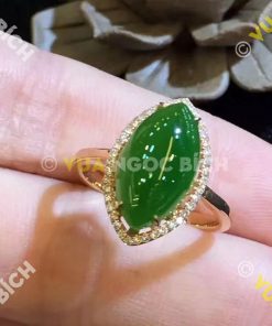 Nhẫn Ngọc Bích Nephrite Jade (NN016) 19 Nhẫn Ngọc Bích Nephrite Jade (NN016)