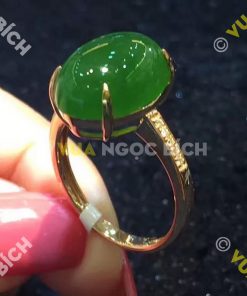 Nhẫn Ngọc Bích Nephrite Jade (NN018) 13 Nhẫn Ngọc Bích Nephrite Jade (NN018)