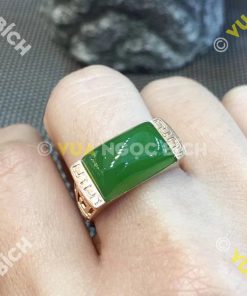 Nhẫn Ngọc Bích Nephrite Jade (NN019) 14 Nhẫn Ngọc Bích Nephrite Jade (NN019)