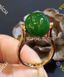 Nhẫn Ngọc Bích Nephrite Jade (NN020) 17 Nhẫn Ngọc Bích Nephrite Jade (NN020)