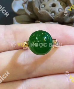 Nhẫn Ngọc Bích Nephrite Jade (NN020) 16 Nhẫn Ngọc Bích Nephrite Jade (NN020)
