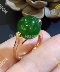 Nhẫn Ngọc Bích Nephrite Jade (NN020)