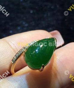 Nhẫn Ngọc Bích Nephrite Jade (NN023) 14 Nhẫn Ngọc Bích Nephrite Jade (NN023)