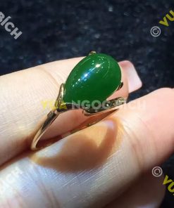Nhẫn Ngọc Bích Nephrite Jade (NN023) 13 Nhẫn Ngọc Bích Nephrite Jade (NN023)
