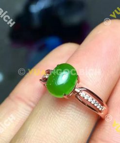 Nhẫn Ngọc Bích Nephrite Jade (VNB-NN024) 24 Nhẫn Ngọc Bích Nephrite Jade (NN024)