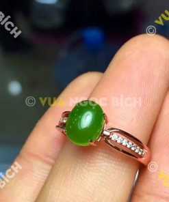 Nhẫn Ngọc Bích Nephrite Jade (VNB-NN024) 23 Nhẫn Ngọc Bích Nephrite Jade (NN024)