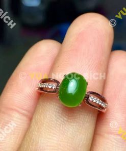 Nhẫn Ngọc Bích Nephrite Jade (VNB-NN024) 22 Nhẫn Ngọc Bích Nephrite Jade (NN024)