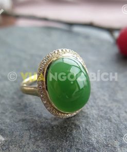 Nhẫn Ngọc Bích Nephrite Jade (NN028) 17 Nhẫn Ngọc Bích Nephrite Jade (NN028)