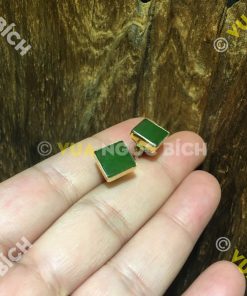 Bông Tai Ngọc Bích Nephrite Jade (BT035)