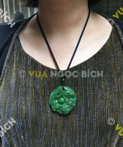 Mặt Dây Long Phụng Sum Vầy Ngọc Bích Nephrite Jade (MD049) 19 Mặt Dây Long Phụng Sum Vầy Ngọc Bích Nephrite Jade (MD049)
