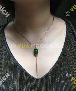 Mặt Dây Lu Thống Ngọc Bích Nephrite Jade (MD058) 16 Mặt Dây Lu Thống Ngọc Bích Nephrite Jade (MD058)