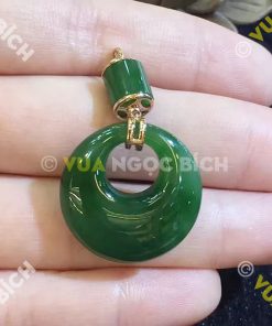 Mặt Dây Ngọc Bích Nephrite Jade (MD036)