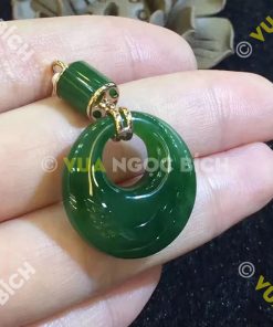 Mặt Dây Ngọc Bích Nephrite Jade (MD036)