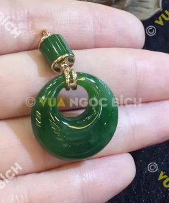 Mặt Dây Ngọc Bích Nephrite Jade (MD036)