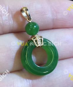Mặt Dây Ngọc Bích Nephrite Jade (MD042)