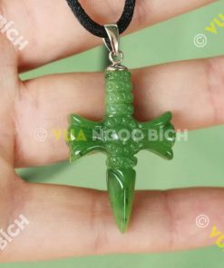 Mặt Dây Ngọc Bích Nephrite Jade (MD043)